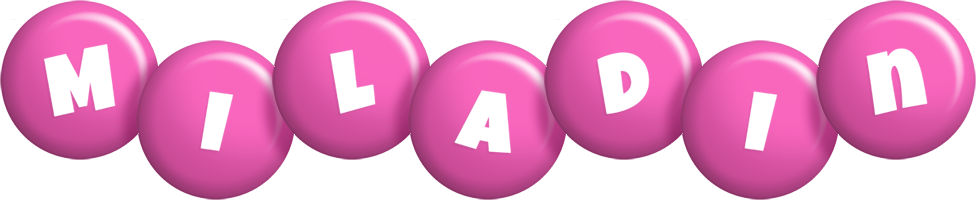 Miladin candy-pink logo