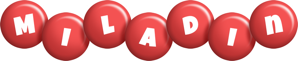 Miladin candy-red logo