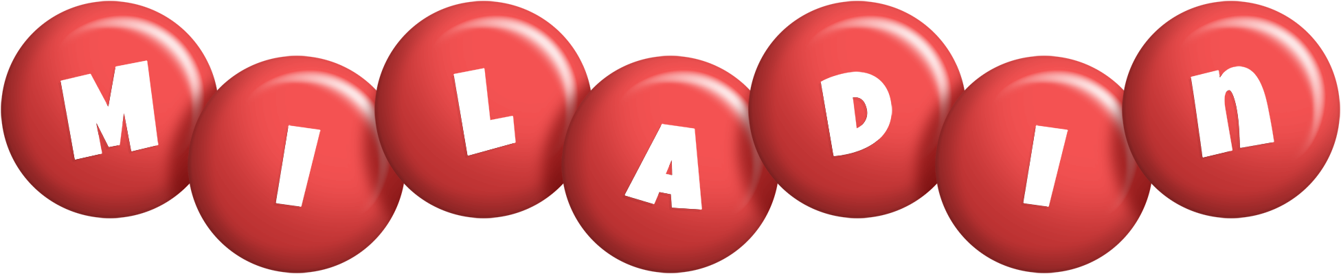 Miladin candy-red logo