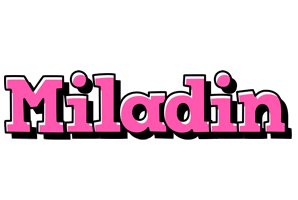 Miladin girlish logo