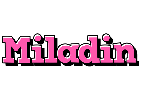 Miladin girlish logo