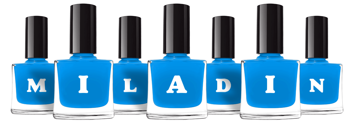 Miladin glossy logo
