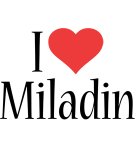 Miladin i-love logo