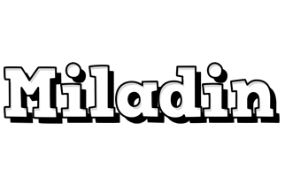 Miladin snowing logo