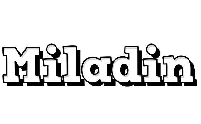 Miladin snowing logo