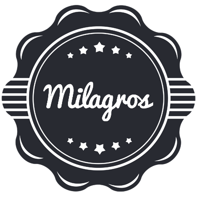 Milagros badge logo