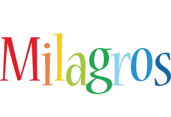 Milagros birthday logo
