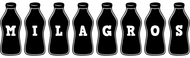 Milagros bottle logo