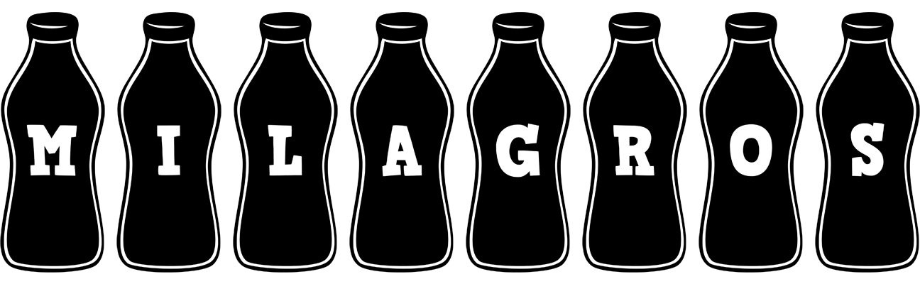 Milagros bottle logo
