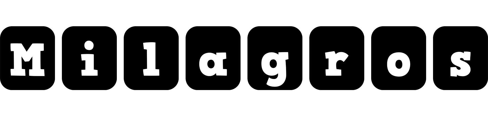 Milagros box logo