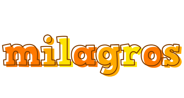 Milagros desert logo