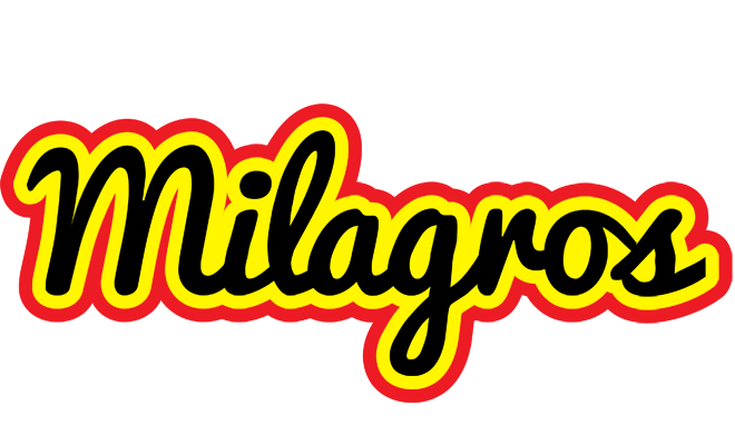 Milagros flaming logo