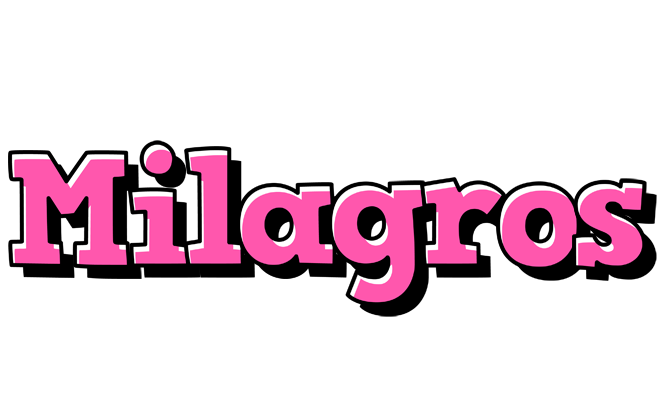 Milagros girlish logo