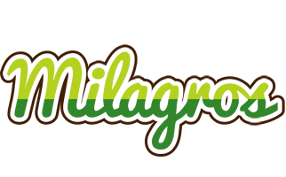 Milagros golfing logo