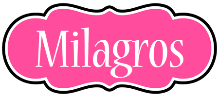 Milagros invitation logo