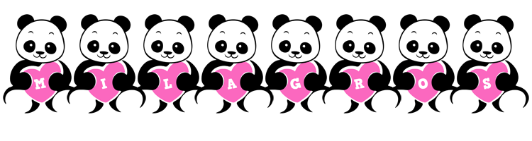 Milagros love-panda logo