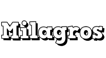 Milagros snowing logo