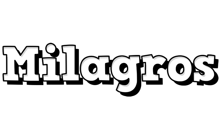 Milagros snowing logo
