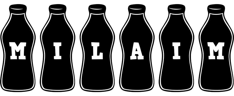 Milaim bottle logo