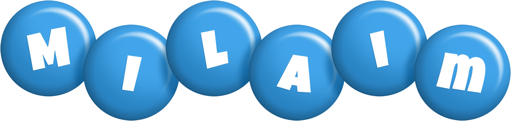 Milaim candy-blue logo
