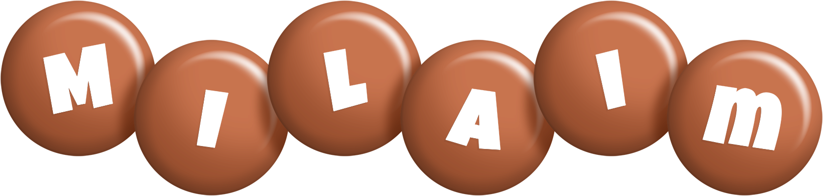 Milaim candy-brown logo