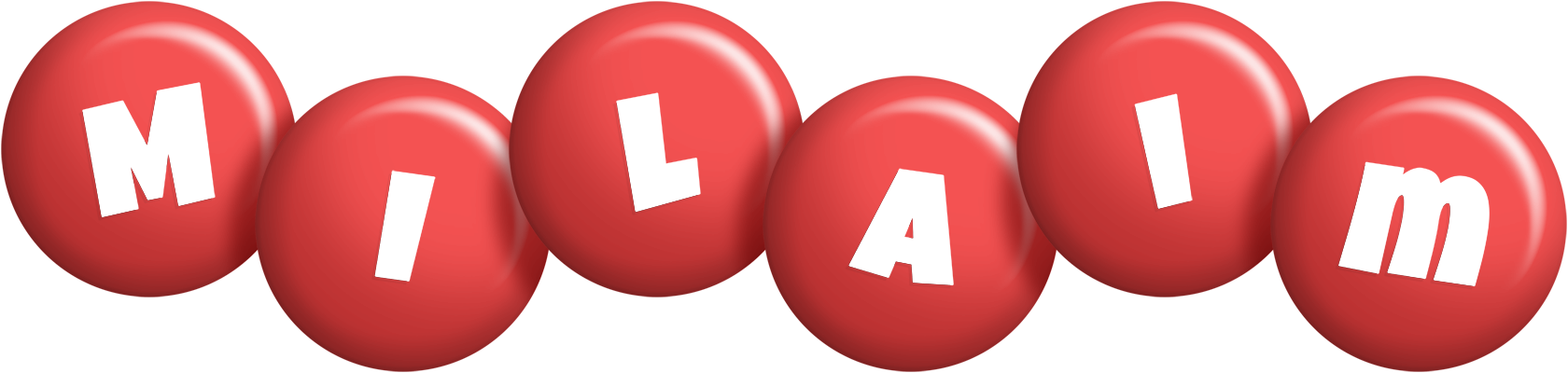 Milaim candy-red logo