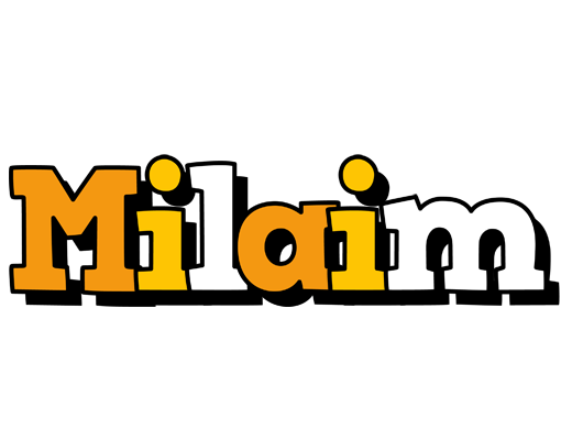 Milaim cartoon logo