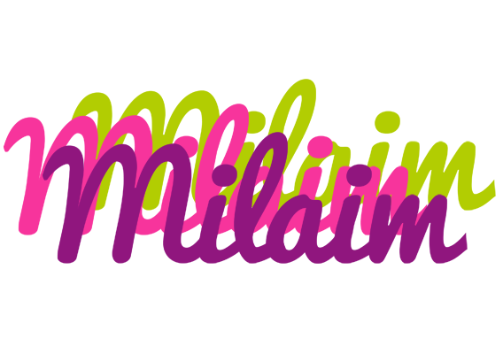 Milaim flowers logo