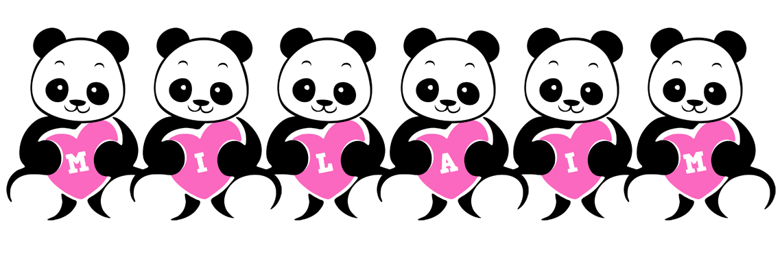 Milaim love-panda logo