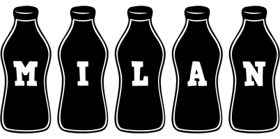 Milan bottle logo