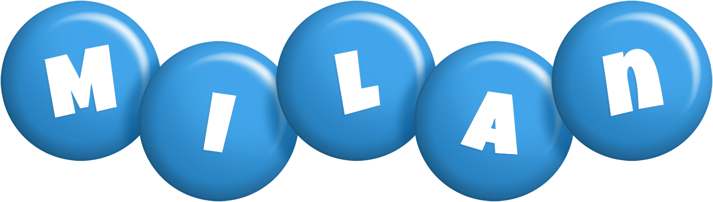 Milan candy-blue logo