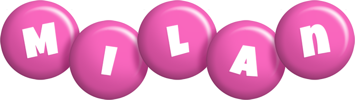 Milan candy-pink logo