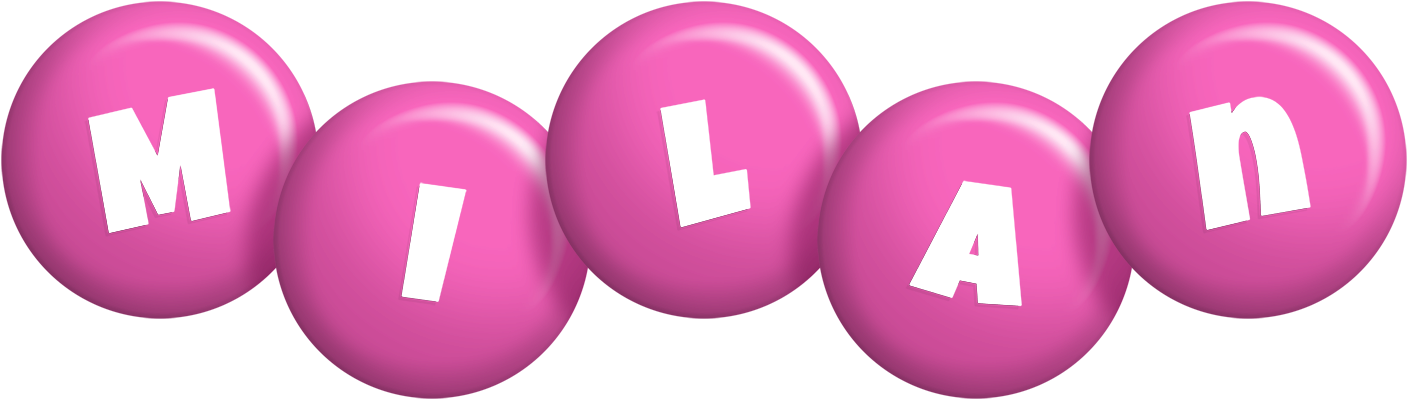 Milan candy-pink logo