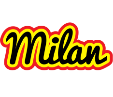 Milan flaming logo