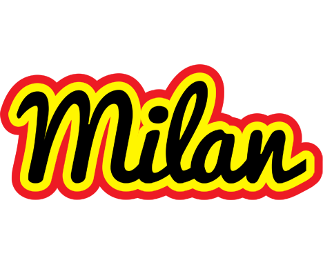 Milan flaming logo