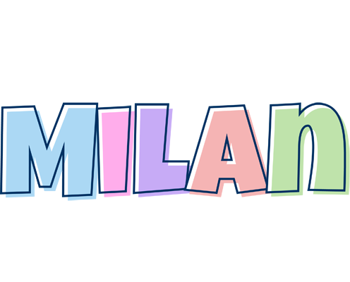 Milan pastel logo
