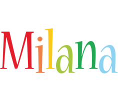 Milana birthday logo