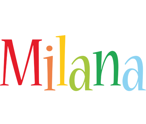 Milana birthday logo