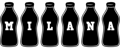 Milana bottle logo