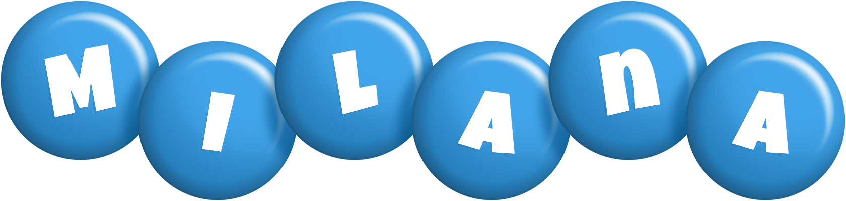 Milana candy-blue logo