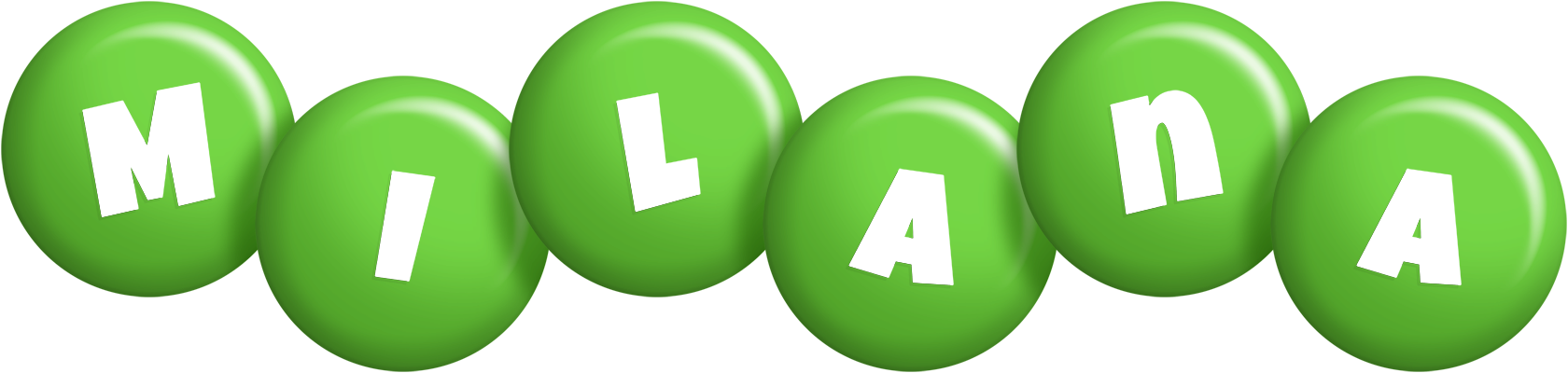 Milana candy-green logo