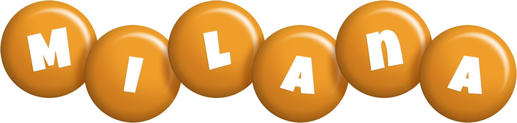 Milana candy-orange logo