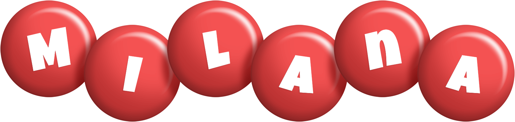 Milana candy-red logo