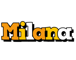 Milana cartoon logo