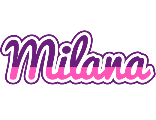 Milana cheerful logo
