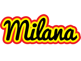 Milana flaming logo