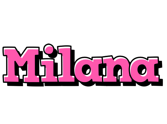 Milana girlish logo