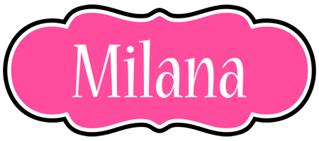 Milana invitation logo