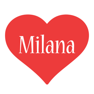 Milana love logo