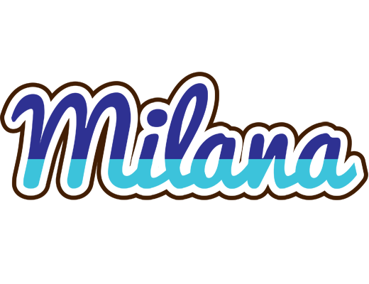 Milana raining logo